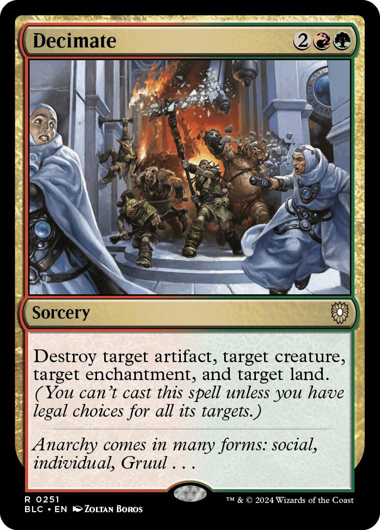 Decimate [Bloomburrow Commander] - Magic: The Gathering - Card Brawlers | Quebec | Canada |