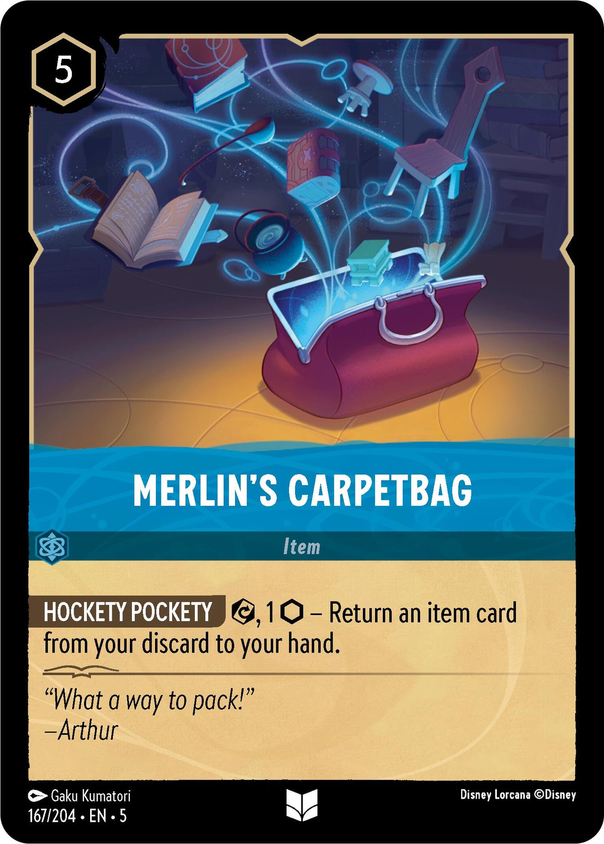 Merlin's Carpetbag (167/204) [Shimmering Skies] - Disney - Card Brawlers | Quebec | Canada |