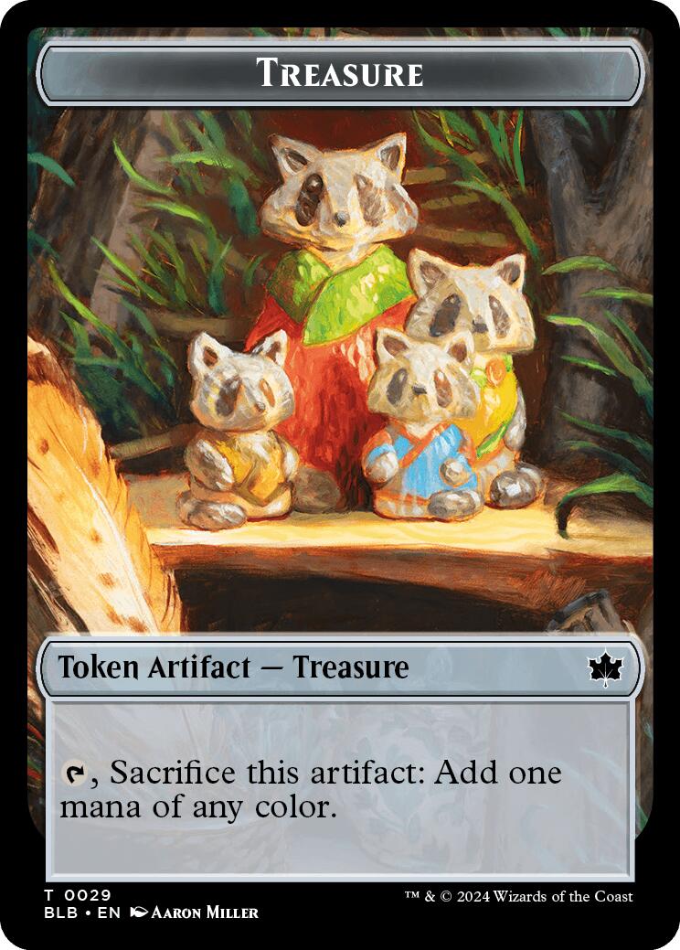 Cat // Treasure Double-Sided Token [Bloomburrow Commander Tokens] - Magic: The Gathering - Card Brawlers | Quebec | Canada |