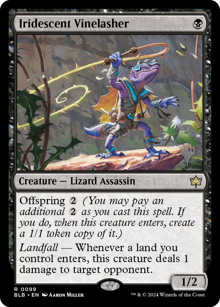 Iridescent Vinelasher (Promo Pack) [Bloomburrow Promos] - Magic: The Gathering - Card Brawlers | Quebec | Canada |