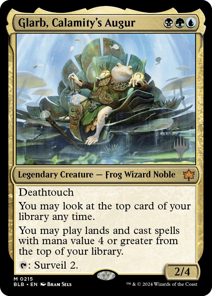 Glarb, Calamity's Augur (Promo Pack) [Bloomburrow Promos] - Magic: The Gathering - Card Brawlers | Quebec | Canada |