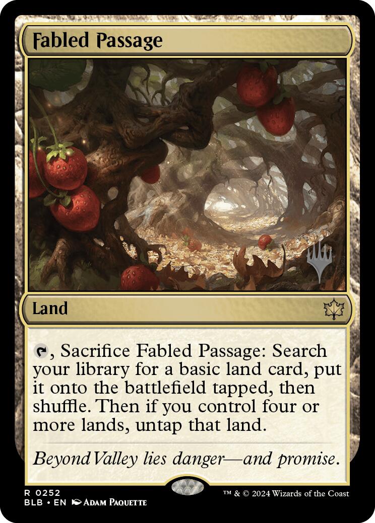 Fabled Passage (Promo Pack) [Bloomburrow Promos] - Magic: The Gathering - Card Brawlers | Quebec | Canada |