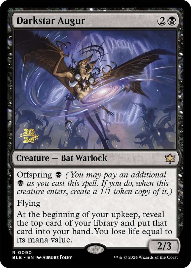 Darkstar Augur [Bloomburrow Prerelease Promos] - Magic: The Gathering - Card Brawlers | Quebec | Canada |