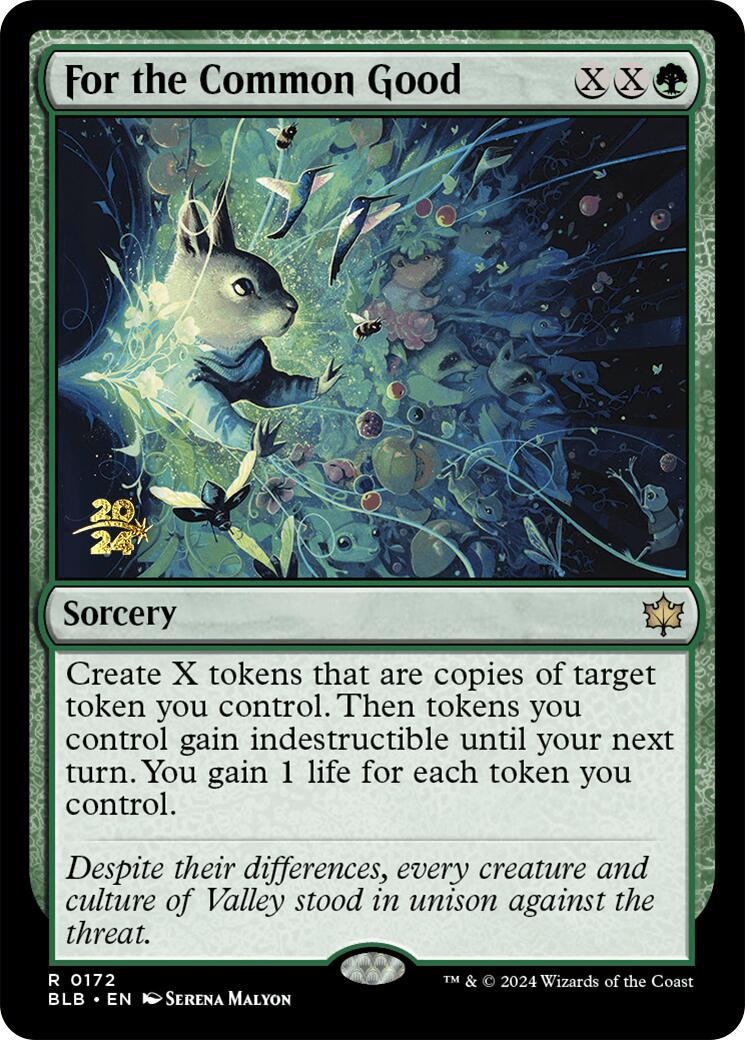 For the Common Good [Bloomburrow Prerelease Promos] - Magic: The Gathering - Card Brawlers | Quebec | Canada |