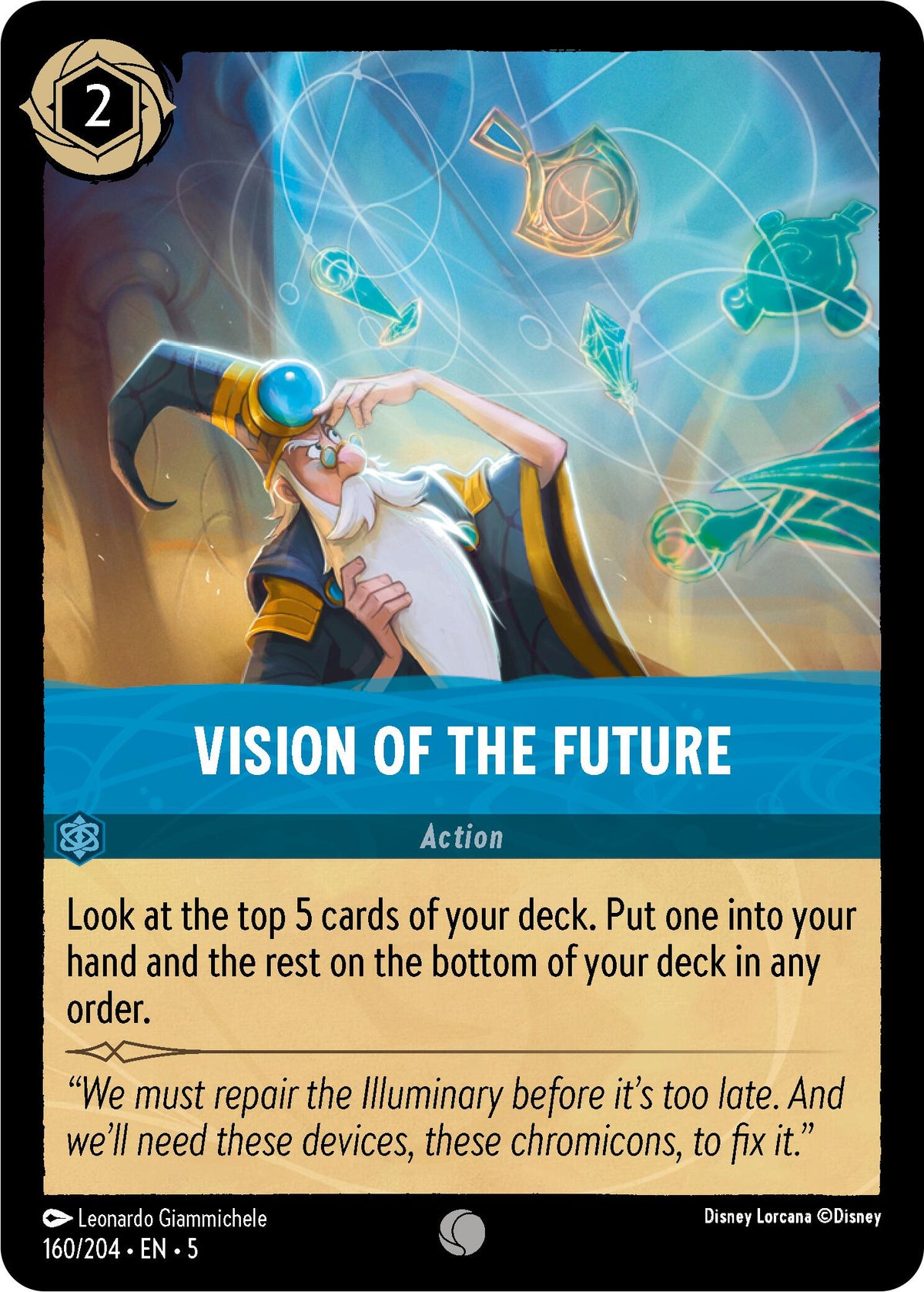 Vision of the Future (160/204) [Shimmering Skies] - Disney - Card Brawlers | Quebec | Canada |