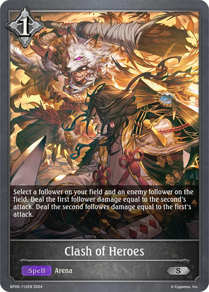 Clash of Heroes (BP06-112EN) [Paragons of the Colosseum] - Bushiroad - Card Brawlers | Quebec | Canada |
