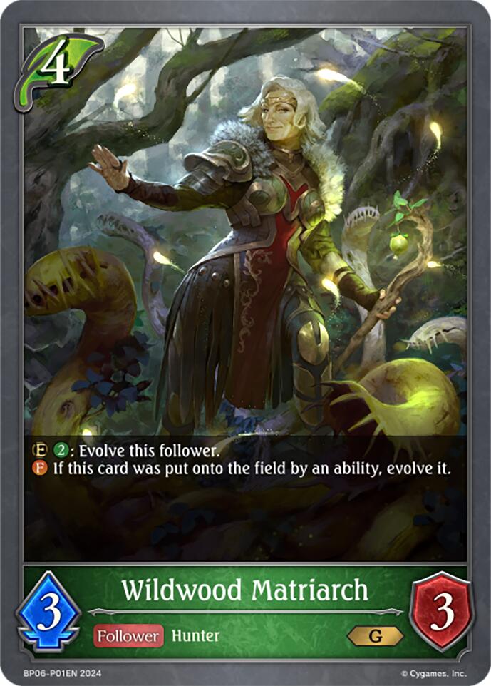 Wildwood Matriarch - P01EN (Foil) (BP06-P01EN) [Paragons of the Colosseum] - Bushiroad - Card Brawlers | Quebec | Canada |