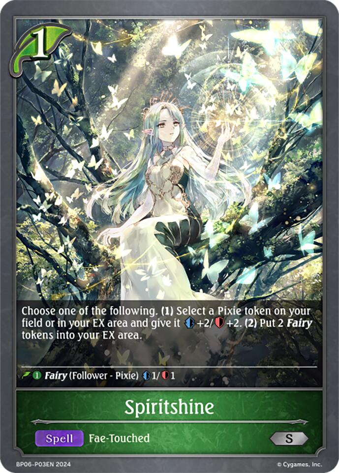 Spiritshine - P03EN (Foil) (BP06-P03EN) [Paragons of the Colosseum] - Bushiroad - Card Brawlers | Quebec | Canada |