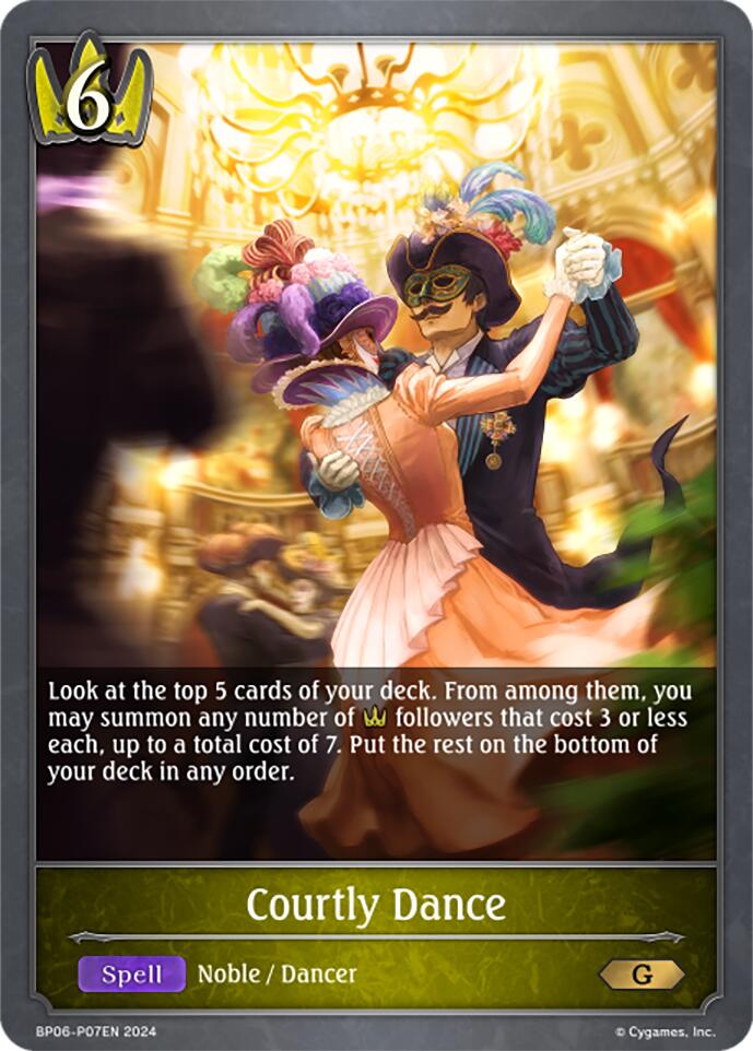 Courtly Dance - P07EN (Foil) (BP06-P07EN) [Paragons of the Colosseum] - Bushiroad - Card Brawlers | Quebec | Canada |