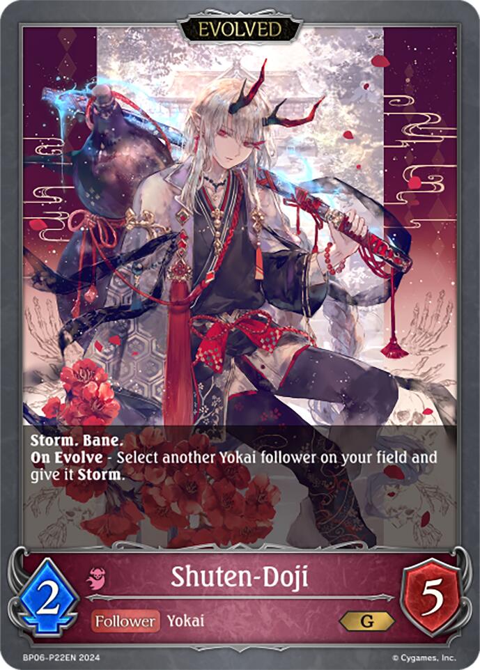 Shuten-Doji (Evolved) - P22EN (Foil) (BP06-P22EN) [Paragons of the Colosseum] - Bushiroad - Card Brawlers | Quebec | Canada |
