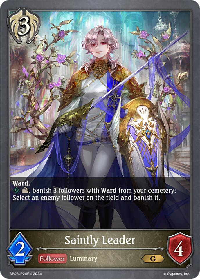 Saintly Leader - P26EN (Foil) (BP06-P26EN) [Paragons of the Colosseum] - Bushiroad - Card Brawlers | Quebec | Canada |
