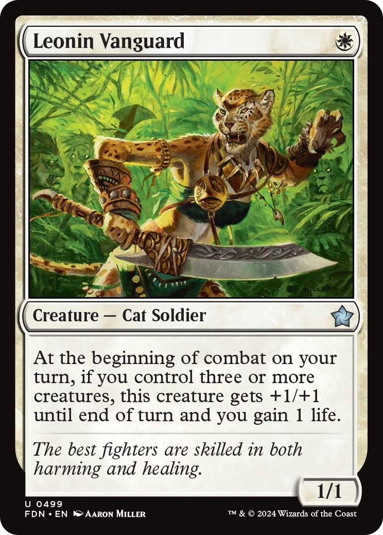 Leonin Vanguard [Foundations] - Magic: The Gathering - Card Brawlers | Quebec | Canada |