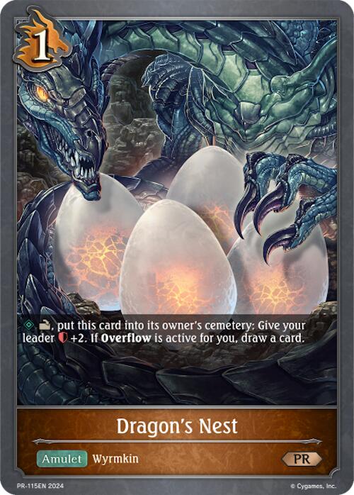 Dragon's Nest (PR-115EN) [Shadowverse: Evolve Bundles] - Bushiroad - Card Brawlers | Quebec | Canada |