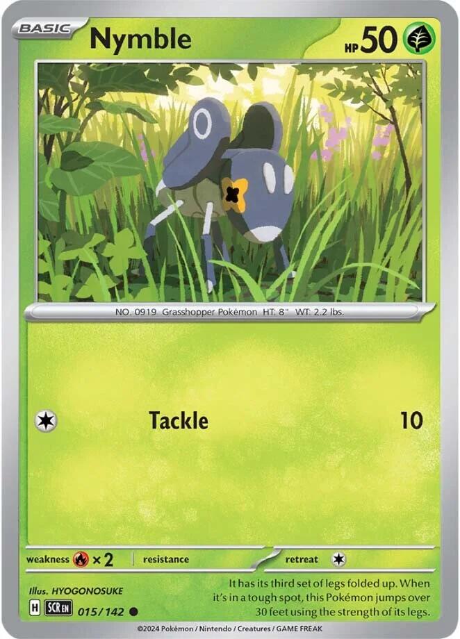 Nymble (015/142) [Scarlet & Violet: Stellar Crown] - Pokémon - Card Brawlers | Quebec | Canada |