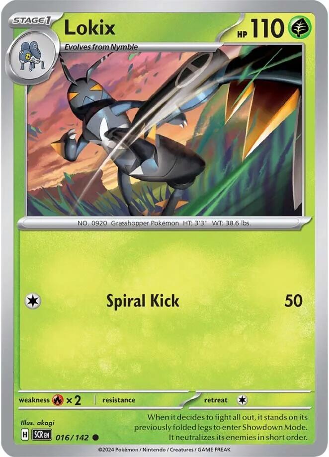 Lokix (016/142) [Scarlet & Violet: Stellar Crown] - Pokémon - Card Brawlers | Quebec | Canada |