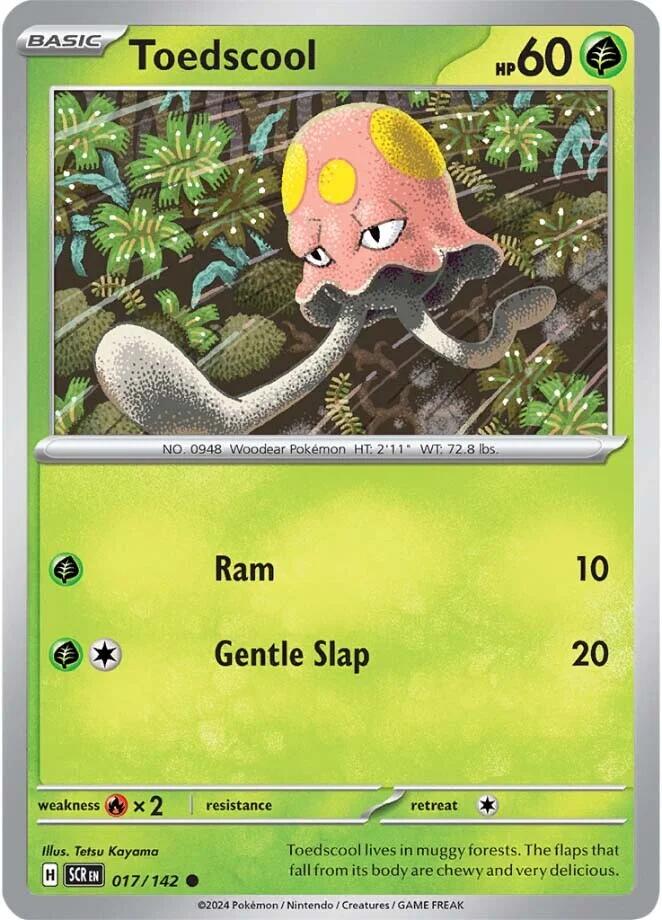 Toedscool (017/142) [Scarlet & Violet: Stellar Crown] - Pokémon - Card Brawlers | Quebec | Canada |