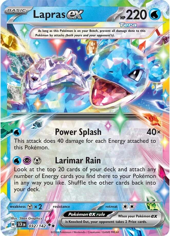 Lapras ex (032/142) [Scarlet & Violet: Stellar Crown] - Pokémon - Card Brawlers | Quebec | Canada |