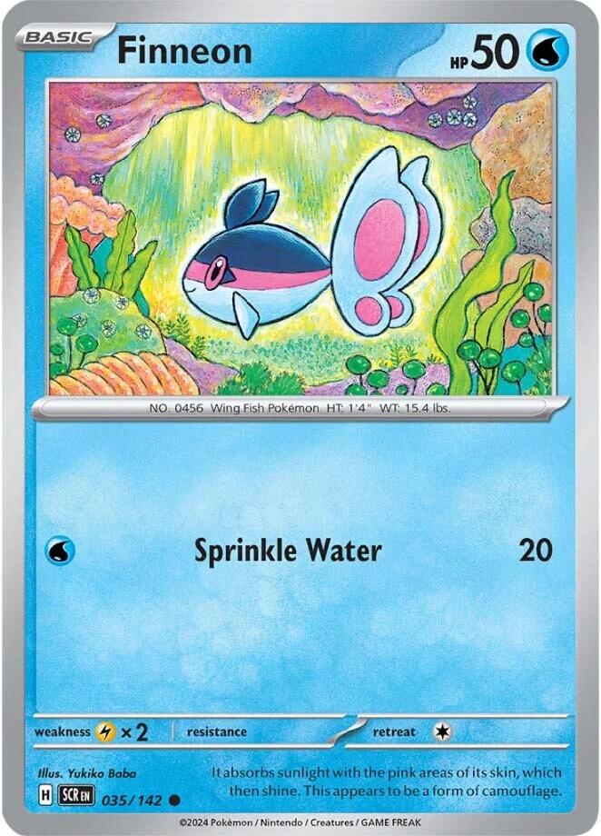 Finneon (035/142) [Scarlet & Violet: Stellar Crown] - Pokémon - Card Brawlers | Quebec | Canada |