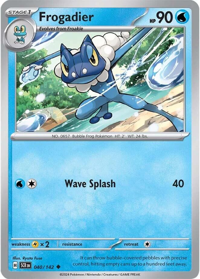 Frogadier (040/142) [Scarlet & Violet: Stellar Crown] - Pokémon - Card Brawlers | Quebec | Canada |