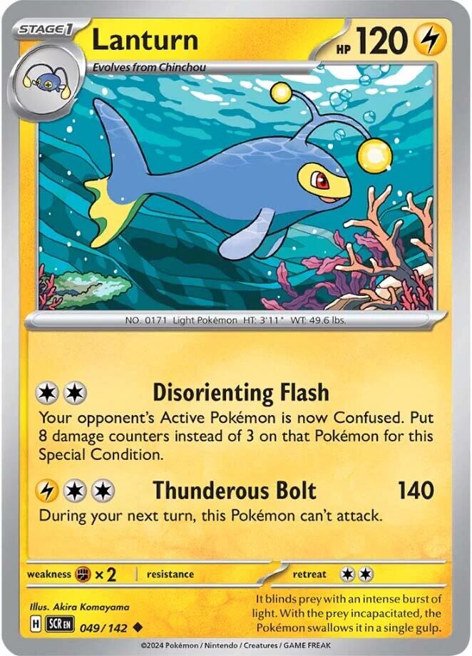 Lanturn (049/142) [Scarlet & Violet: Stellar Crown] - Pokémon - Card Brawlers | Quebec | Canada |