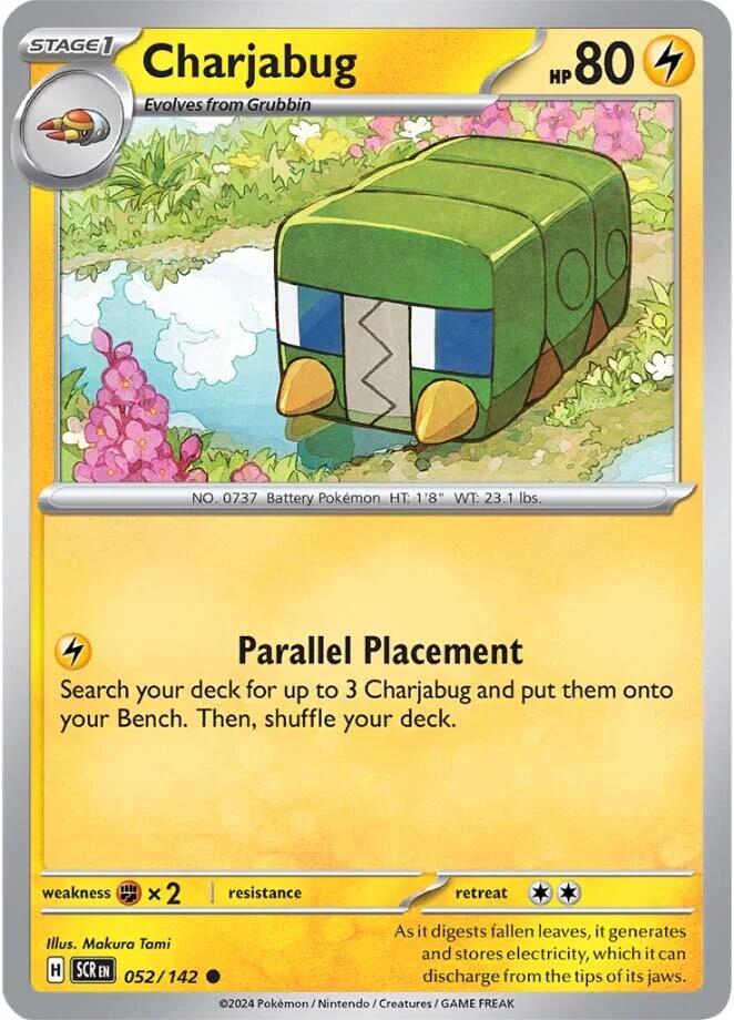 Charjabug (052/142) [Scarlet & Violet: Stellar Crown] - Pokémon - Card Brawlers | Quebec | Canada |