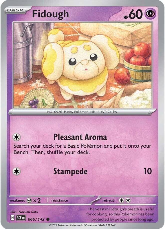 Fidough (066/142) [Scarlet & Violet: Stellar Crown] - Pokémon - Card Brawlers | Quebec | Canada |