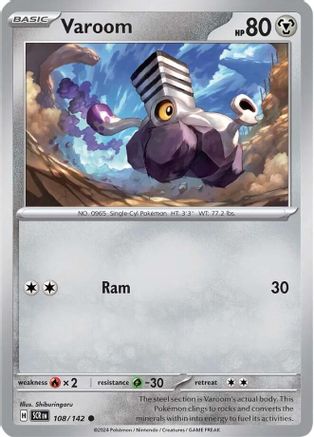 Varoom (108/142) [Scarlet & Violet: Stellar Crown] - Pokémon - Card Brawlers | Quebec | Canada |