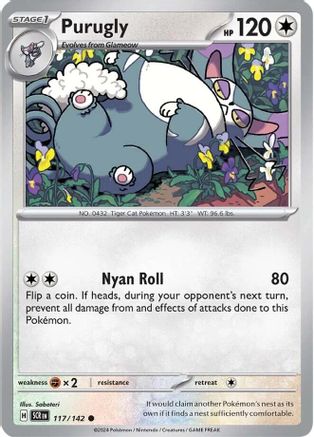 Purugly (117/142) [Scarlet & Violet: Stellar Crown] - Pokémon - Card Brawlers | Quebec | Canada |