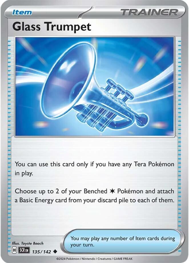 Glass Trumpet (135/142) [Scarlet & Violet: Stellar Crown] - Pokémon - Card Brawlers | Quebec | Canada |