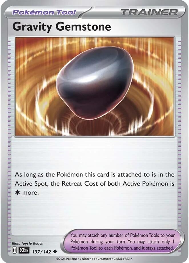Gravity Gemstone (137/142) [Scarlet & Violet: Stellar Crown] - Pokémon - Card Brawlers | Quebec | Canada |
