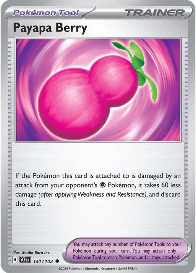 Payapa Berry (141/142) [Scarlet & Violet: Stellar Crown] - Pokémon - Card Brawlers | Quebec | Canada |