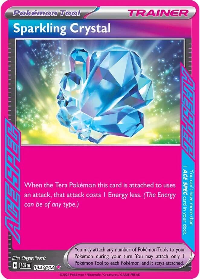 Sparkling Crystal (142/142) [Scarlet & Violet: Stellar Crown] - Pokémon - Card Brawlers | Quebec | Canada |
