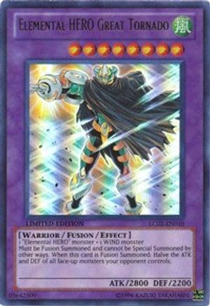 Elemental HERO Great Tornado [LC02-EN010] Ultra Rare - Yu-Gi-Oh! - Card Brawlers | Quebec | Canada |