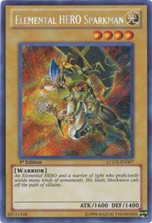 Elemental HERO Sparkman (Alternate Art) [LCGX-EN007] Secret Rare - Yu-Gi-Oh! - Card Brawlers | Quebec | Canada |