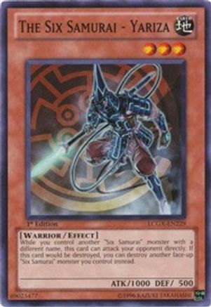 The Six Samurai - Yariza [LCGX-EN229] Common - Yu-Gi-Oh! - Card Brawlers | Quebec | Canada |