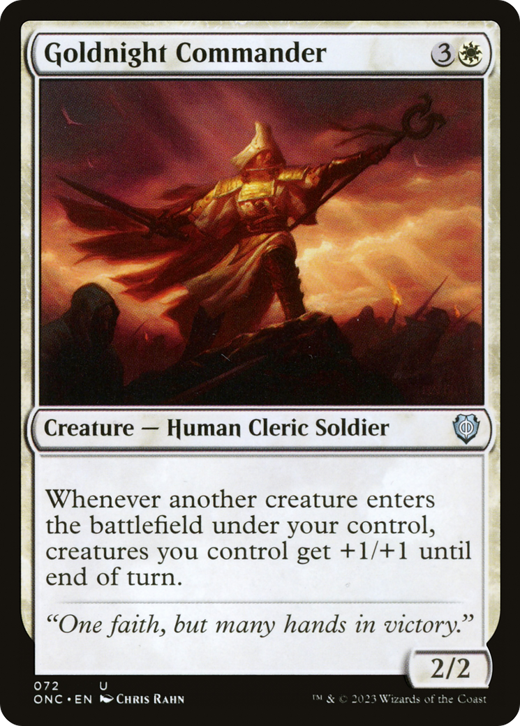Goldnight Commander [Phyrexia: All Will Be One Commander] - Magic: The Gathering - Card Brawlers | Quebec | Canada |