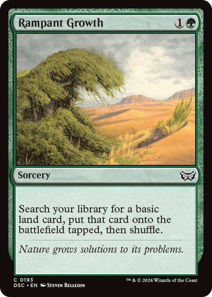 Rampant Growth [Duskmourn: House of Horror Commander] - Magic: The Gathering - Card Brawlers | Quebec | Canada |