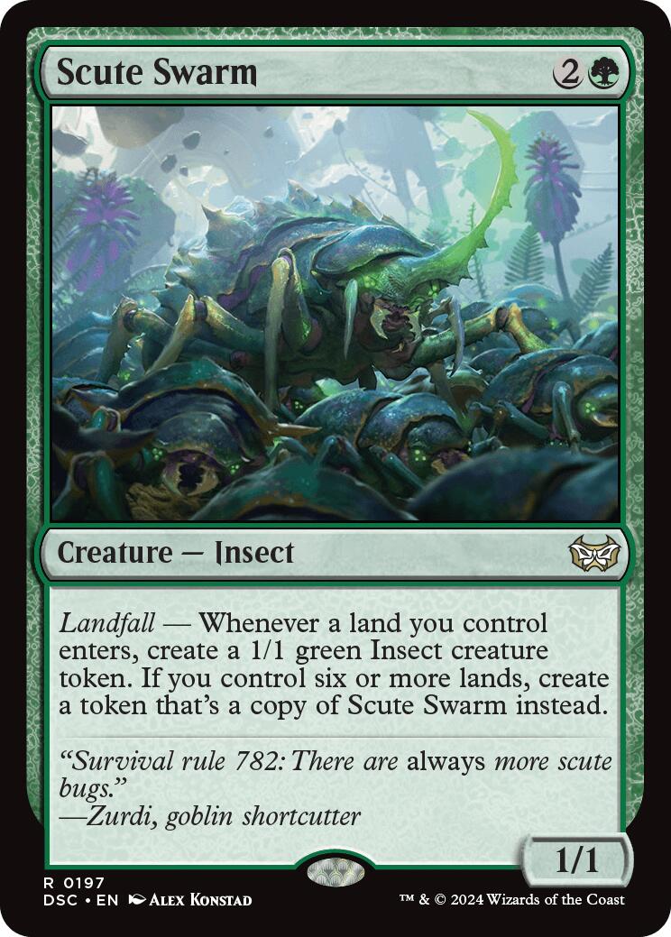 Scute Swarm [Duskmourn: House of Horror Commander] - Magic: The Gathering - Card Brawlers | Quebec | Canada |