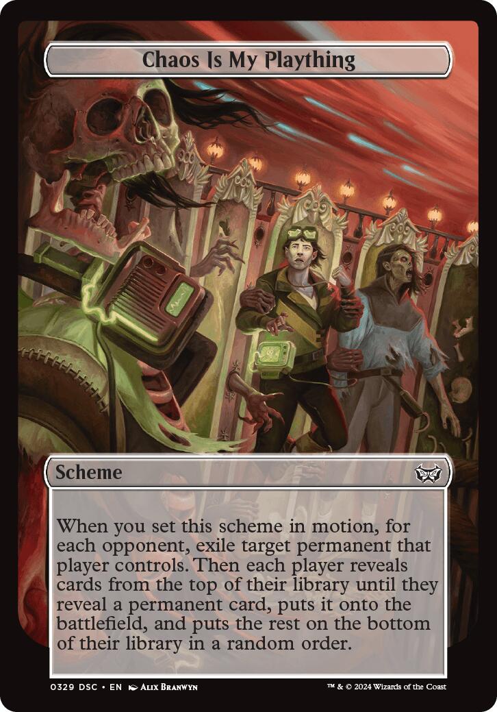 Chaos is My Plaything (Full Art) [Duskmourn: Archenemy] - Magic: The Gathering - Card Brawlers | Quebec | Canada |