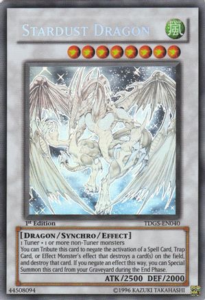 Stardust Dragon (Ghost) [TDGS-EN040] Ghost Rare - Yu-Gi-Oh! - Card Brawlers | Quebec | Canada |