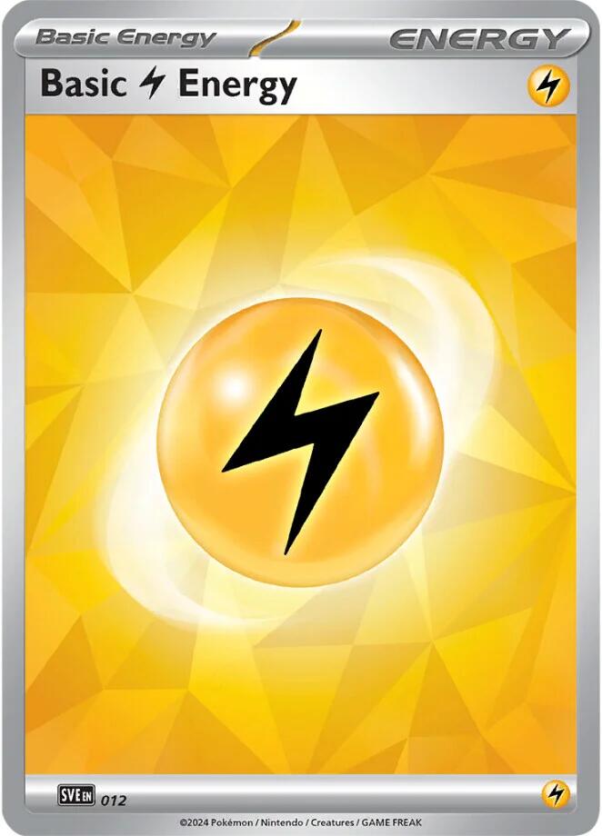 Basic Lightning Energy (012)(Holo) [Scarlet & Violet: Stellar Crown] - Pokémon - Card Brawlers | Quebec | Canada |