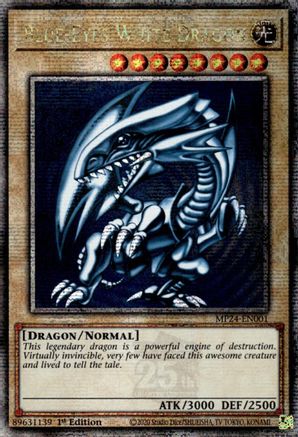 Blue-Eyes White Dragon [MP24-EN001] Quarter Century Secret Rare - Yu-Gi-Oh! - Card Brawlers | Quebec | Canada |