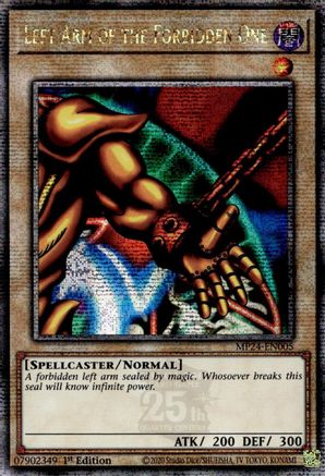 Left Arm of the Forbidden One [MP24-EN005] Quarter Century Secret Rare - Yu-Gi-Oh! - Card Brawlers | Quebec | Canada |