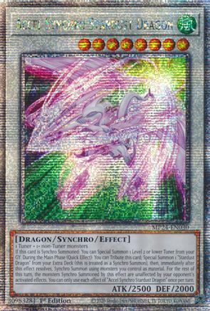 Accel Synchro Stardust Dragon [MP24-EN030] Quarter Century Secret Rare - Yu-Gi-Oh! - Card Brawlers | Quebec | Canada |