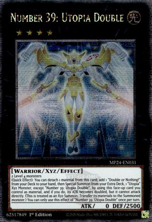 Number 39: Utopia Double [MP24-EN031] Quarter Century Secret Rare - Yu-Gi-Oh! - Card Brawlers | Quebec | Canada |