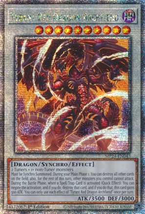 Tyrant Red Dragon Archfiend [MP24-EN043] Quarter Century Secret Rare - Yu-Gi-Oh! - Card Brawlers | Quebec | Canada |