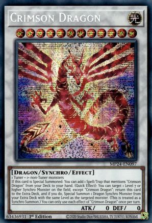 Crimson Dragon (card) [MP24-EN097] Prismatic Secret Rare - Yu-Gi-Oh! - Card Brawlers | Quebec | Canada |