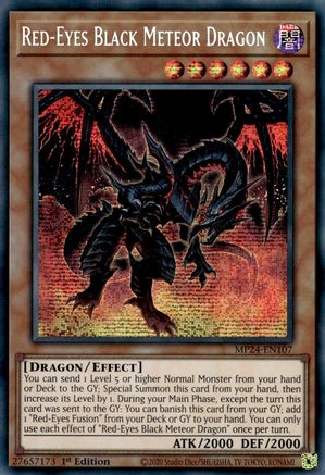Red-Eyes Black Meteor Dragon [MP24-EN107] Prismatic Secret Rare - Yu-Gi-Oh! - Card Brawlers | Quebec | Canada |