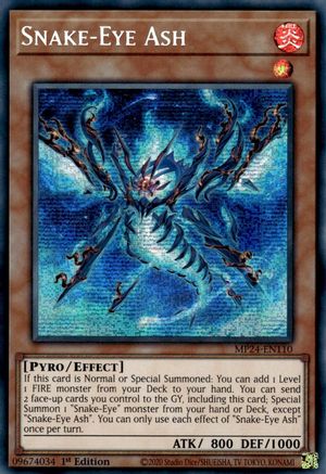 Snake-Eye Ash [MP24-EN110] Prismatic Secret Rare - Yu-Gi-Oh! - Card Brawlers | Quebec | Canada |