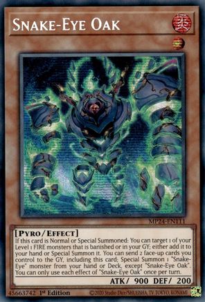 Snake-Eye Oak [MP24-EN111] Prismatic Secret Rare - Yu-Gi-Oh! - Card Brawlers | Quebec | Canada |